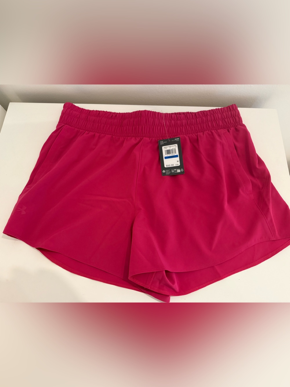 Under Armour Women's Hot Pink Joggers with Drawstring- NWT- Size XL